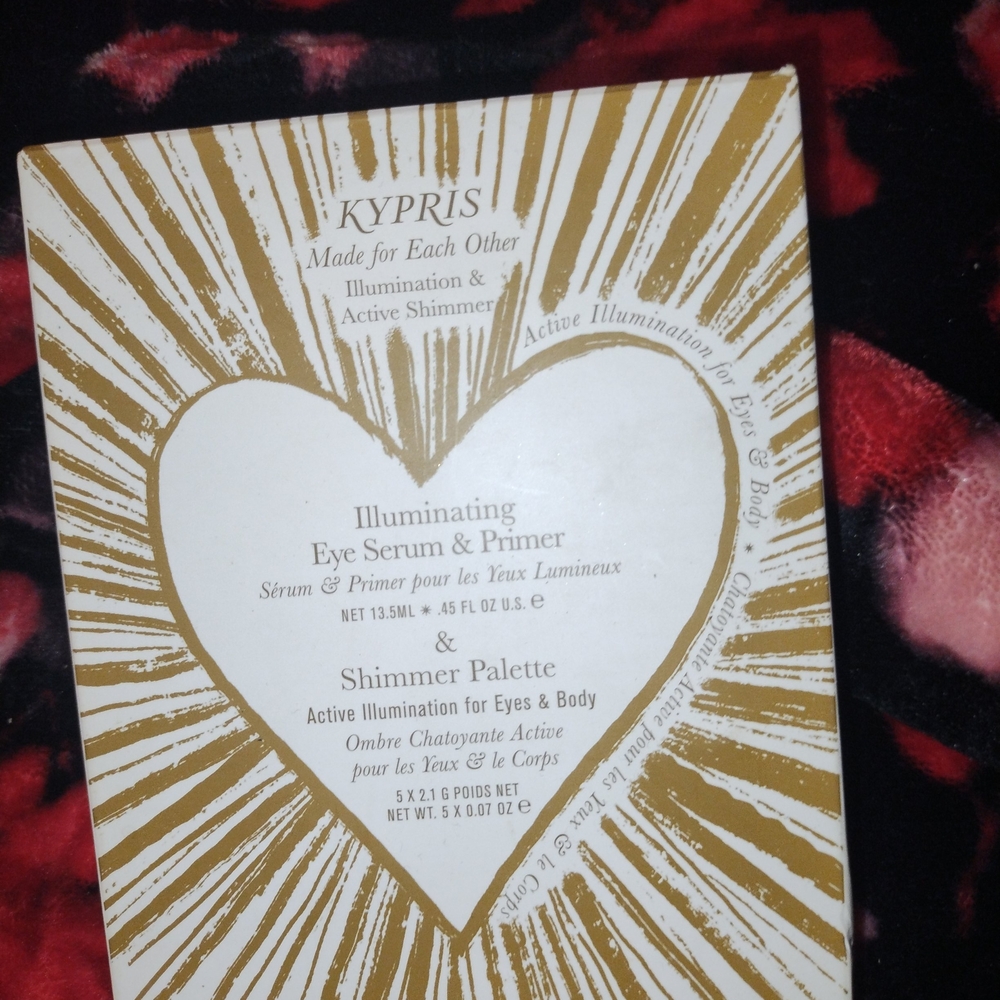 Kypris Illuminating Eye Serum & Primer & Shimmer Palette NIB